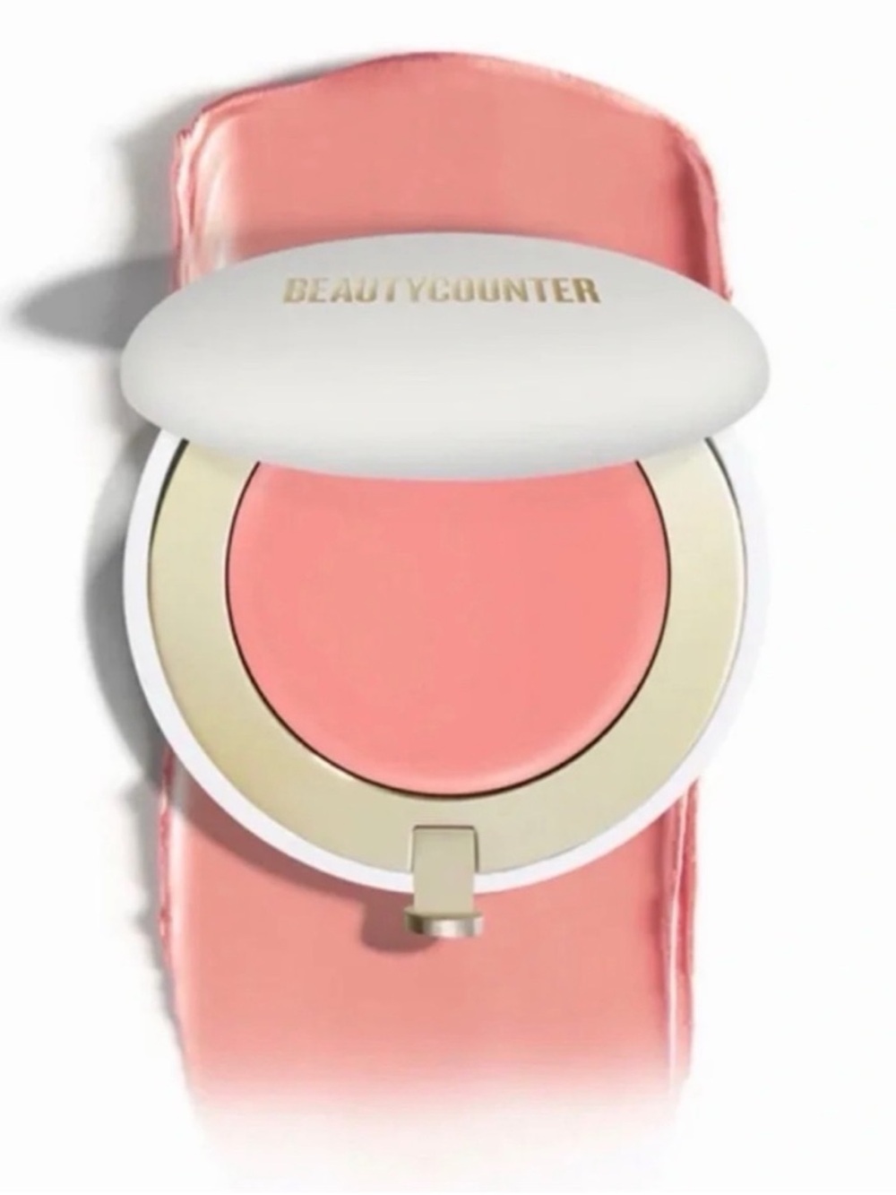 Beautycounter Cheeky Clean Cream Blush Cider Soft Peach New in Box Full Size